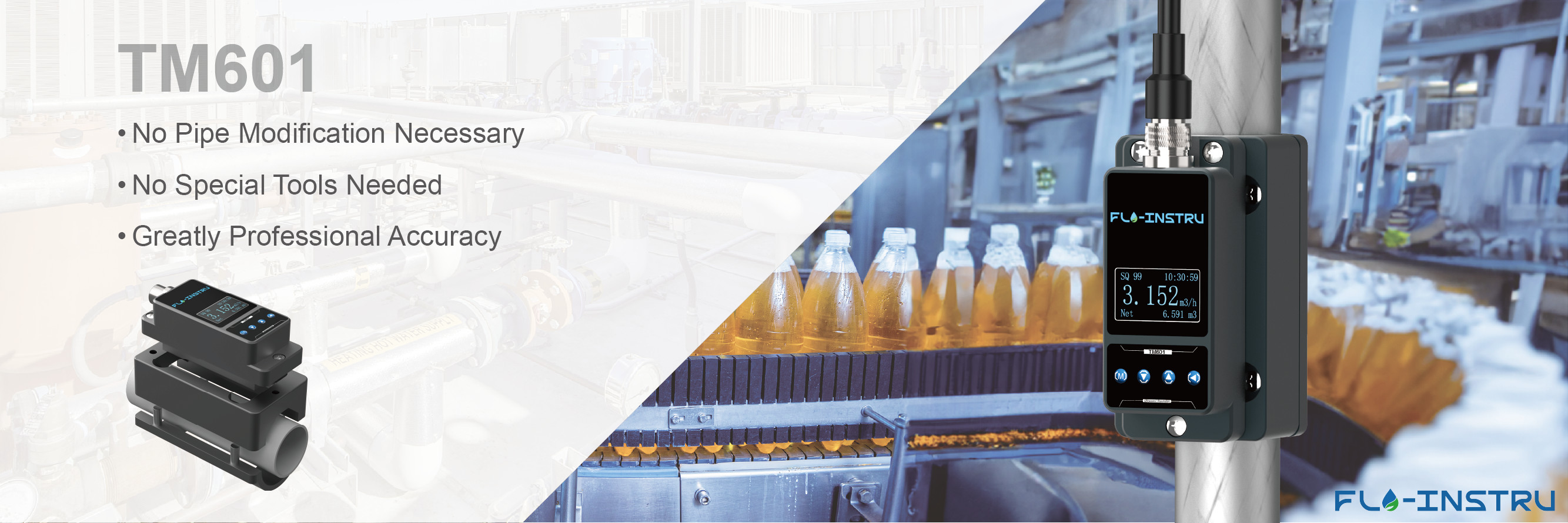 Kalite Sıkıştırmalı ultrasonik akışölçer fabrika