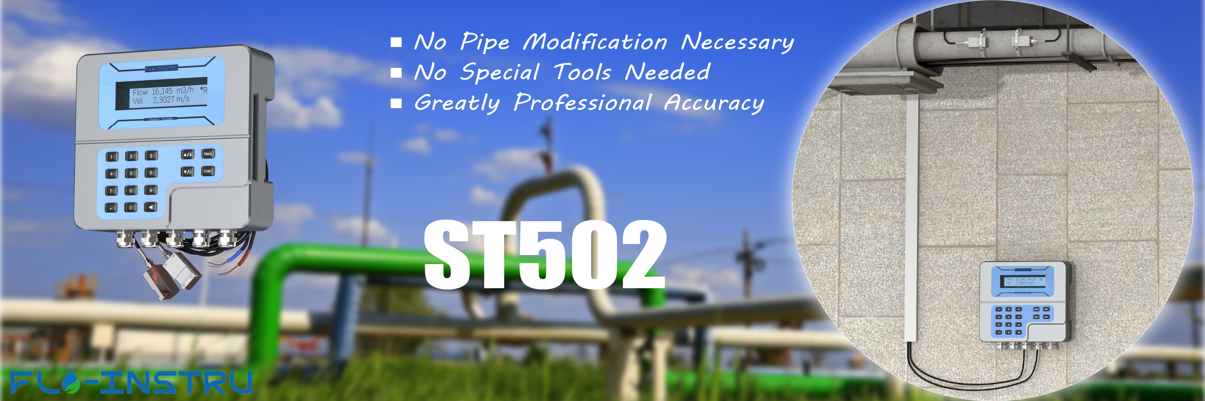 Kalite Sıkıştırmalı ultrasonik akışölçer fabrika