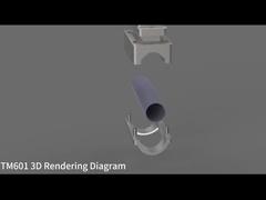TM601 Ultrasonic Flowmeter 3D Rendering Diagram